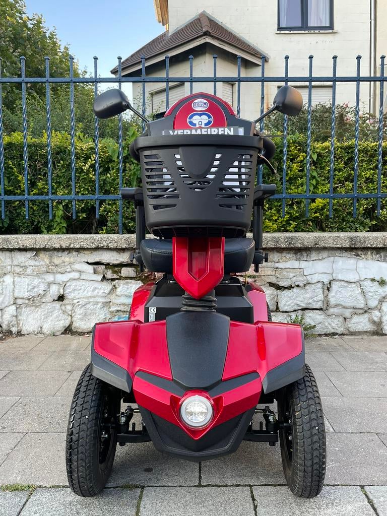 Scootmobiel Vermeiren Mercurius 4 voiturette électrique PMR, Enlèvement ou Envoi, Pliant, Comme neuf, Fauteuil roulant électrique