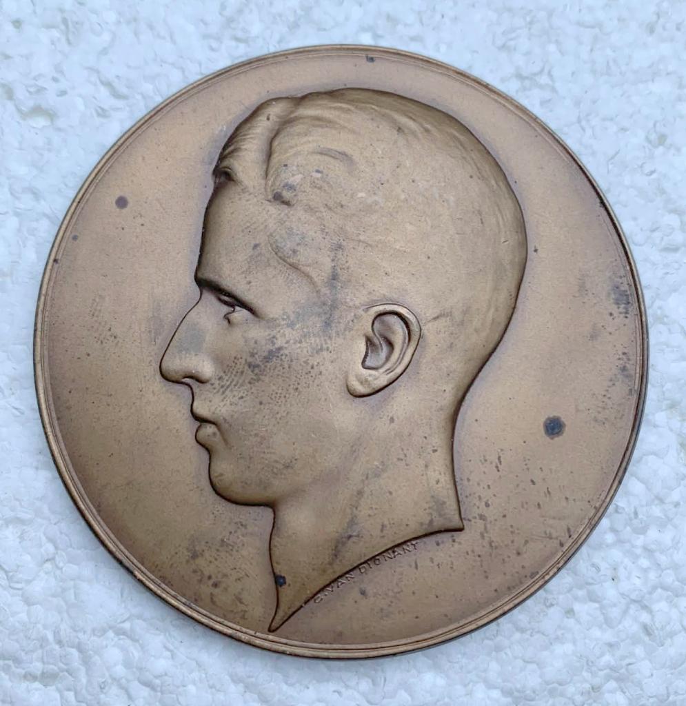 Medaille, Penning, (koning) Boudewijn, Ophalen of Verzenden, Gebruikt, Overige typen