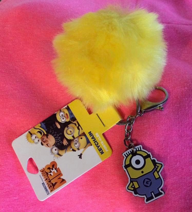 Porte-clés Minion avec boule en peluche, Enlèvement ou Envoi, Neuf, Peluche ou Figurine