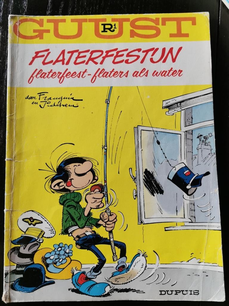 Guust, Meerdere stripboeken, Ophalen of Verzenden, Gelezen
