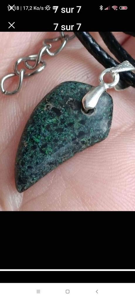 Pendentif en opale Andamooka, Neuf, Enlèvement ou Envoi, Argent, Autres matériaux