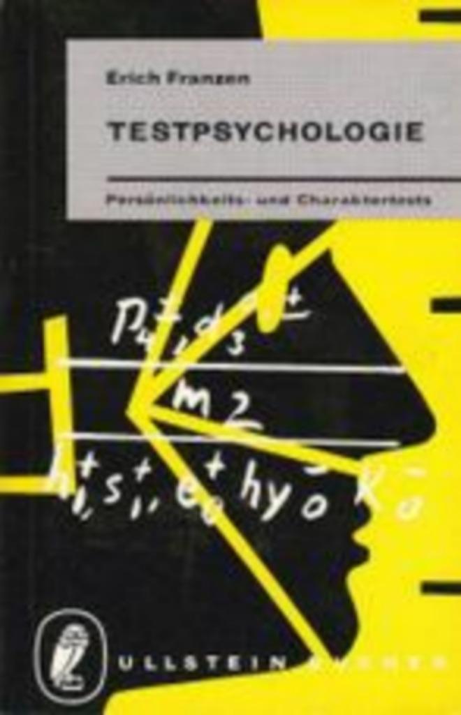 Testpsychologie. Persönlichkeits- und Charakter., Livres, Psychologie, Enlèvement ou Envoi, Psychologie clinique, Erich Franzen
