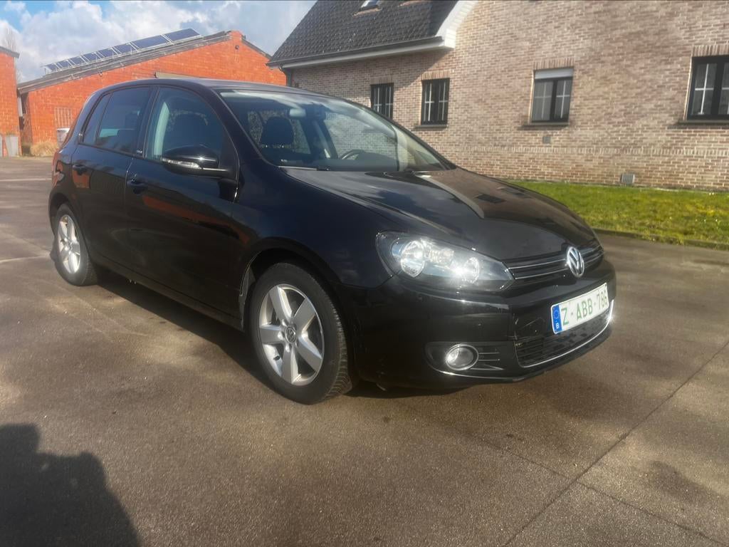 VW GOLF 1.2BENZINE VAN 2012 MET 120DKM EURO5 PERFECTE STAAT, Auto's, Voorwielaandrijving, Euro 5, Stof, Zwart