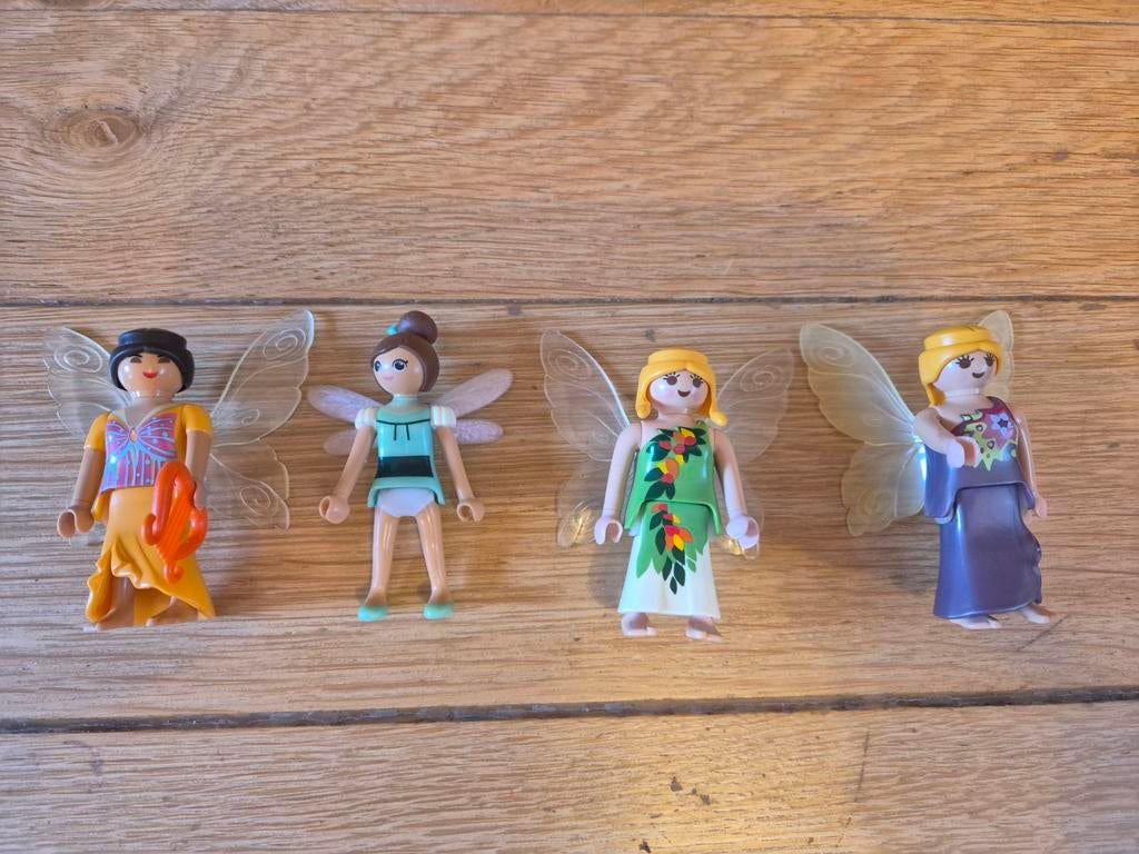 4 fées playmobil, Enlèvement ou Envoi, Utilisé, Playmobil en vrac