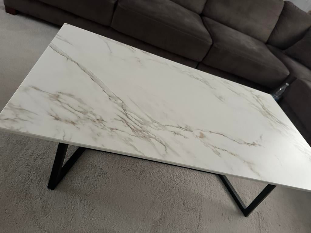 Marmer salontafel, Ophalen, Overige materialen, 50 tot 100 cm, Nieuw