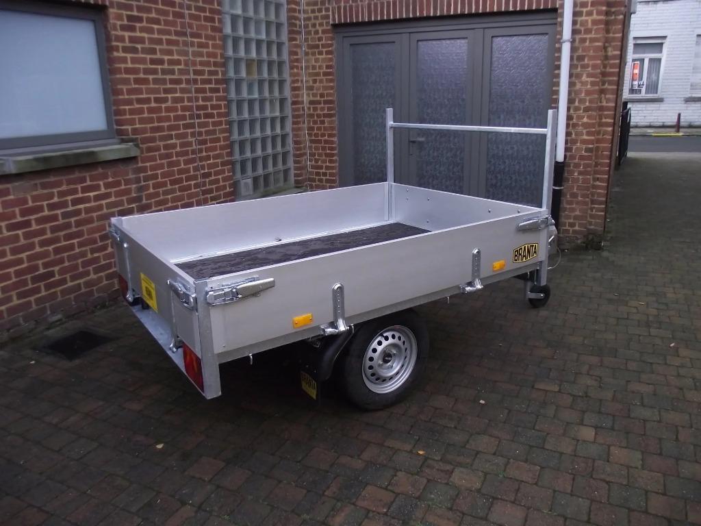 Nieuwe enkelas plateau aanhangwagens 2,05x1,43m   9300 Aalst, Ophalen