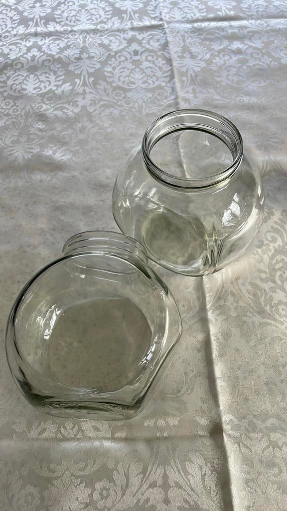 2 snoep bokalen, Ophalen of Verzenden, Zo goed als nieuw, Glas