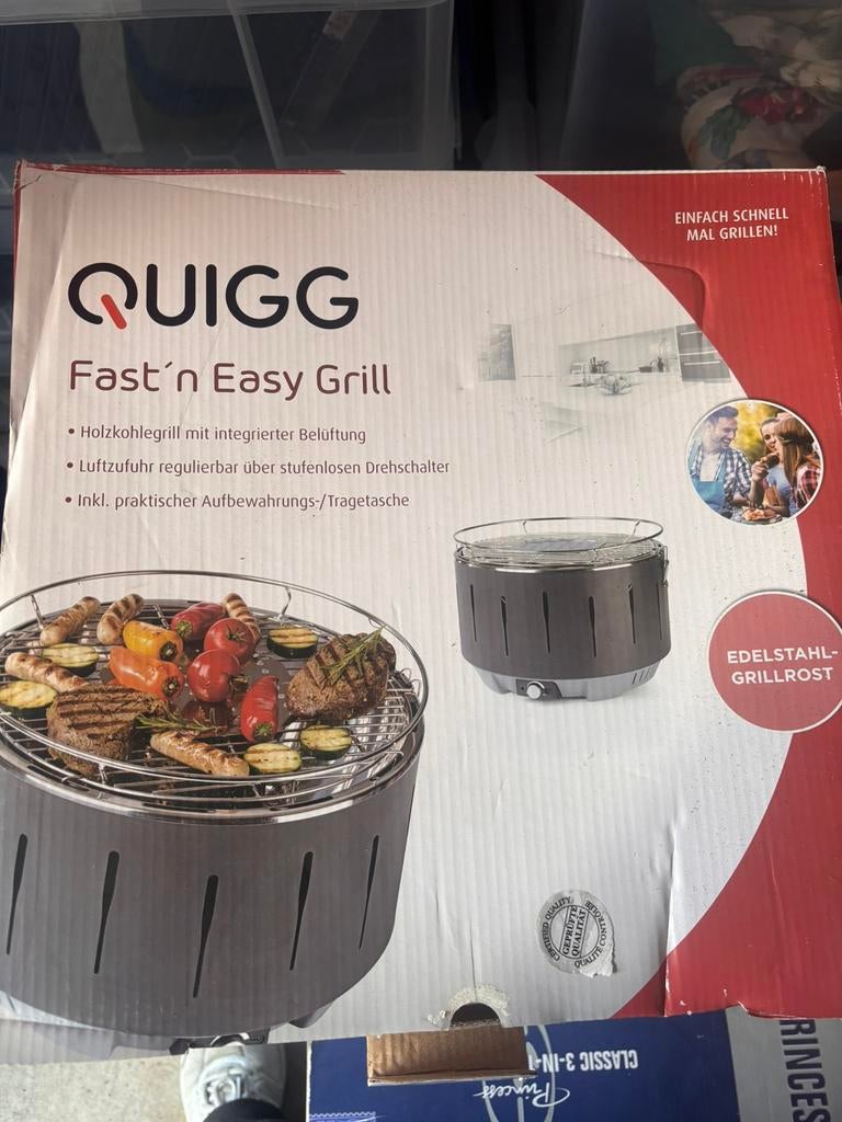 Fast ‘n easy grill, Ophalen, Nieuw, Quigg