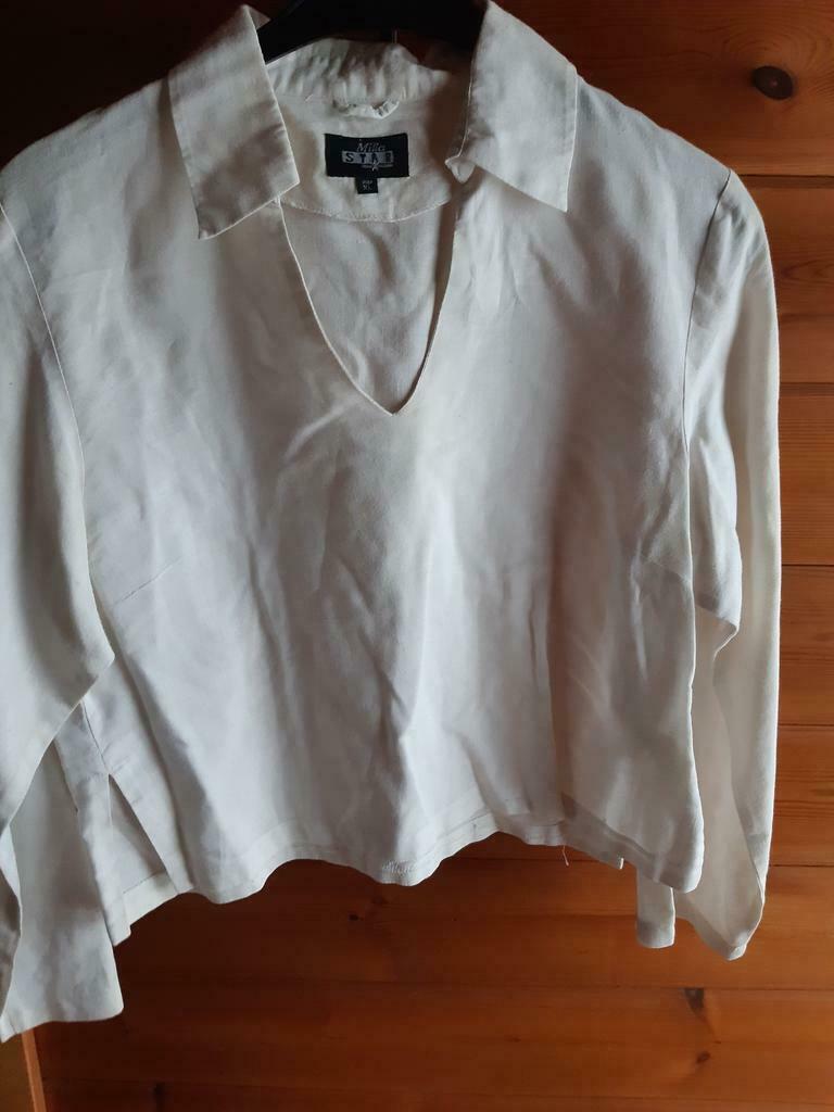 merk mila star  linnen bloes, Taille 42/44 (L), Mila star, Comme neuf, Enlèvement