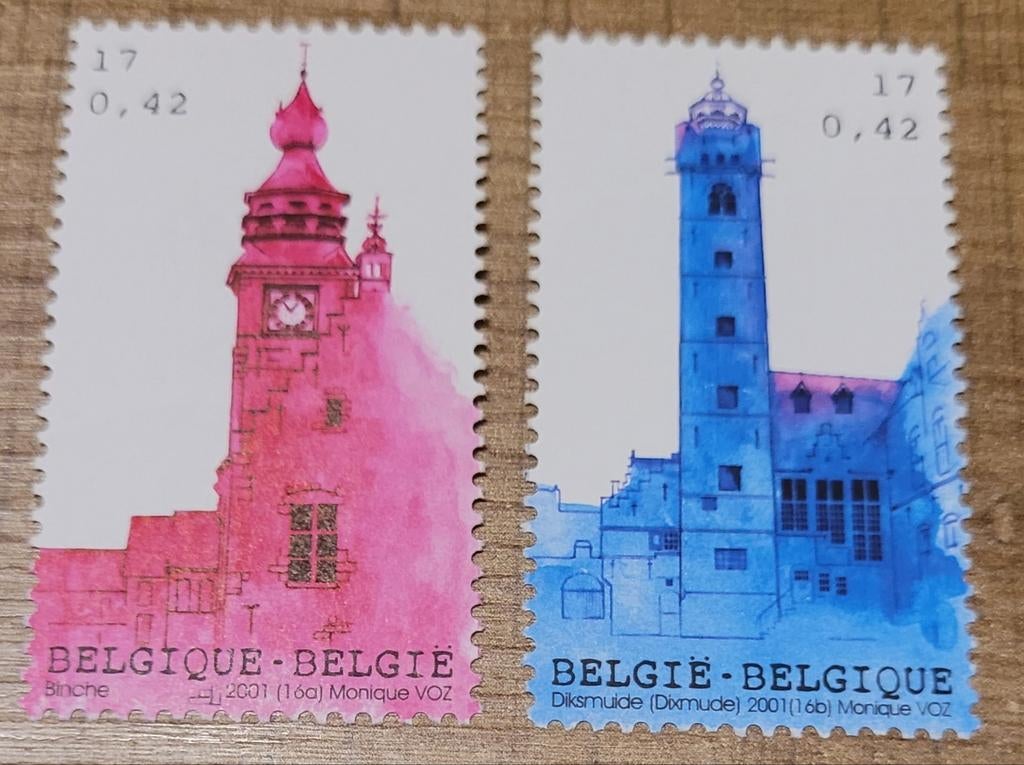 Oude postzegels: Binche + Diksmuide (postfris), Sans timbre, Enlèvement ou Envoi, Non oblitéré, Timbre-poste