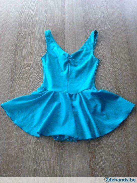 Balletpak blauw - 3de en 4de leerjaar, Enlèvement ou Envoi, Comme neuf, ANDERE, Vêtements de sport ou Maillots de bain