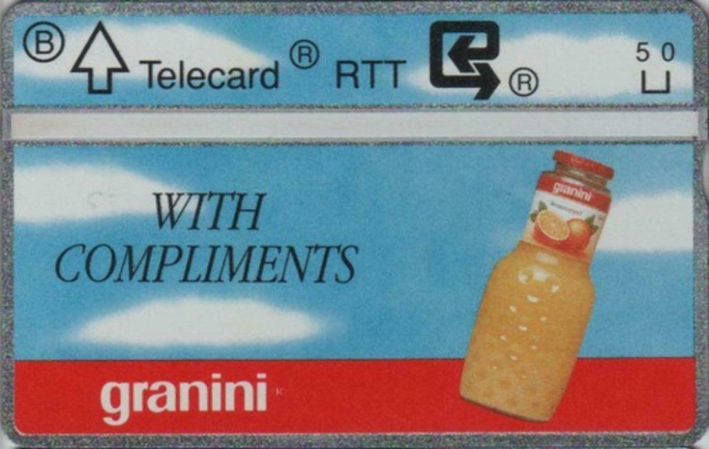 Télécarte Privée Belge P261 Granini, Verzamelen, Ophalen of Verzenden