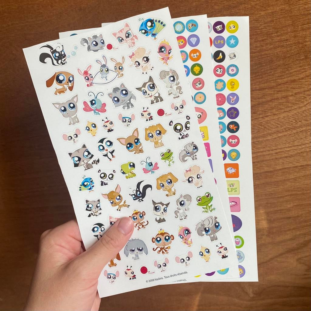 Littlest Pet Shop stickervellen, Verzamelen, Ophalen of Verzenden, Nieuw, Film, Tv of Omroep