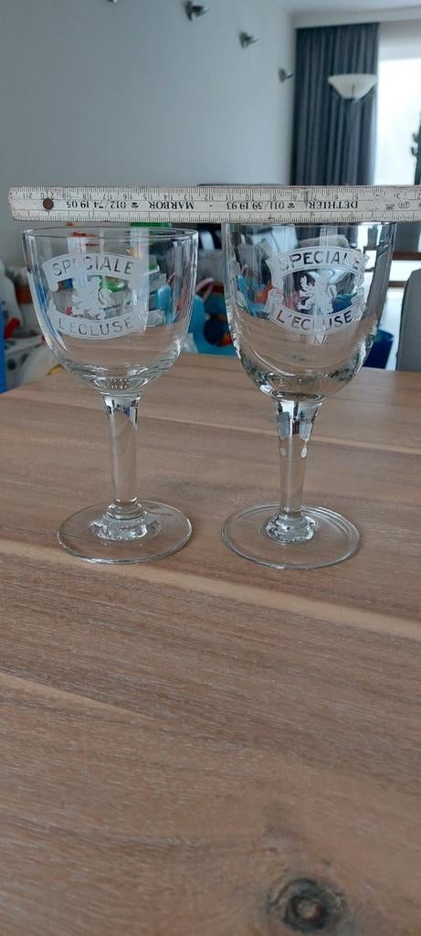 2 x gezuurde coupe SPECIALE L' ECLUSE, Verzamelen, Biermerken, Ophalen of Verzenden