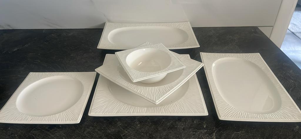 Eet servies 6 personen  schaffer 4set beschikbaar, Ophalen, Nieuw