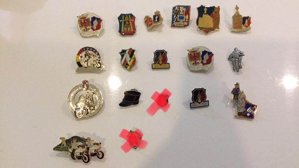 Pins Rijkswacht politie, Ophalen of Verzenden, Zo goed als nieuw