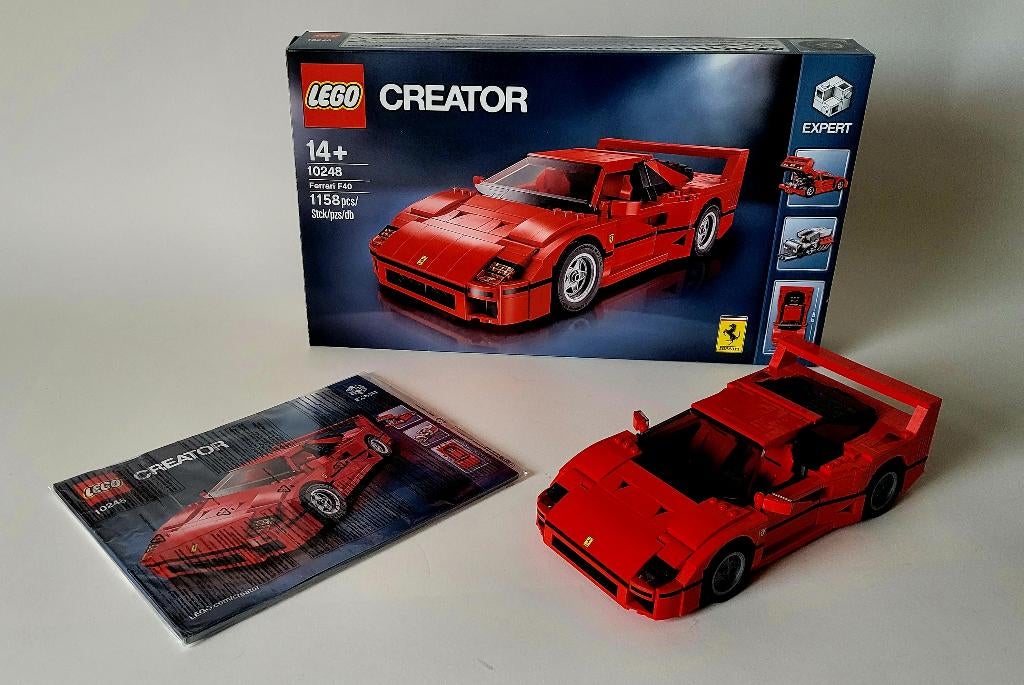 Lego Creator 10248: Ferrari F40, 2015 AFOL, Kinderen en Baby's, Speelgoed | Duplo en Lego, Zo goed als nieuw, Lego, Complete set