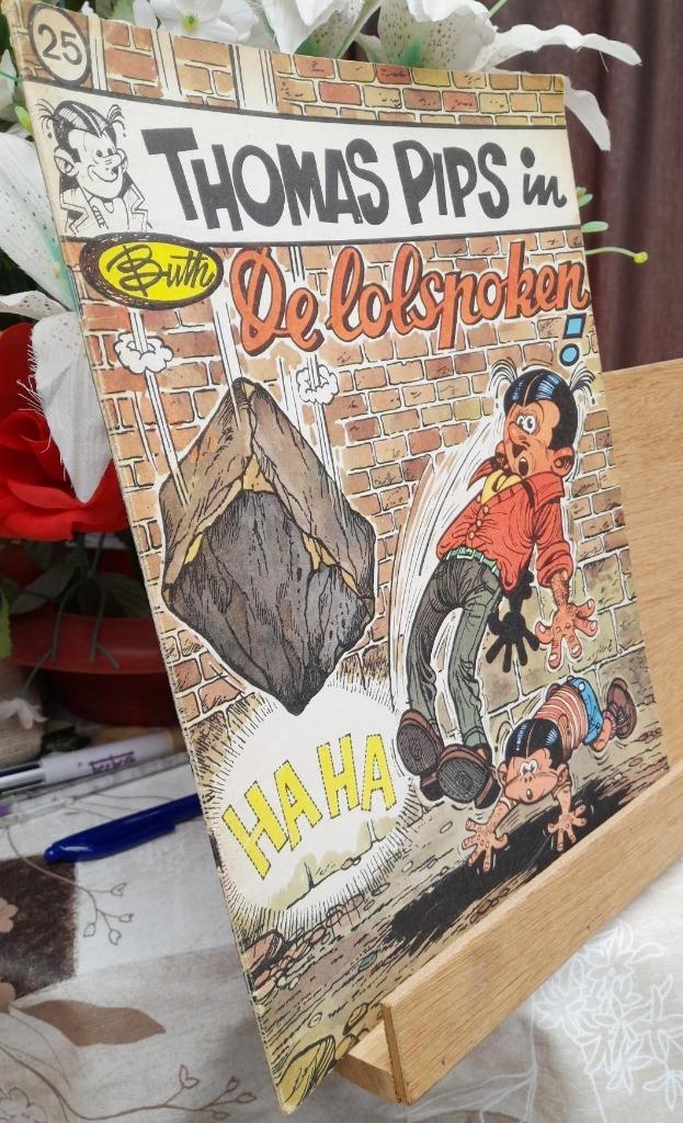 thomas pips nr 25 de lolspoken 1ste en enige druk, Boeken, Stripverhalen, Gelezen, Eén stripboek, Ophalen of Verzenden, Buth