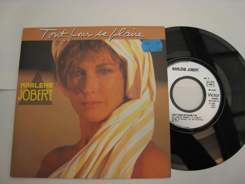 45 tours Marlène Jobert, Envoi, Utilisé, Single