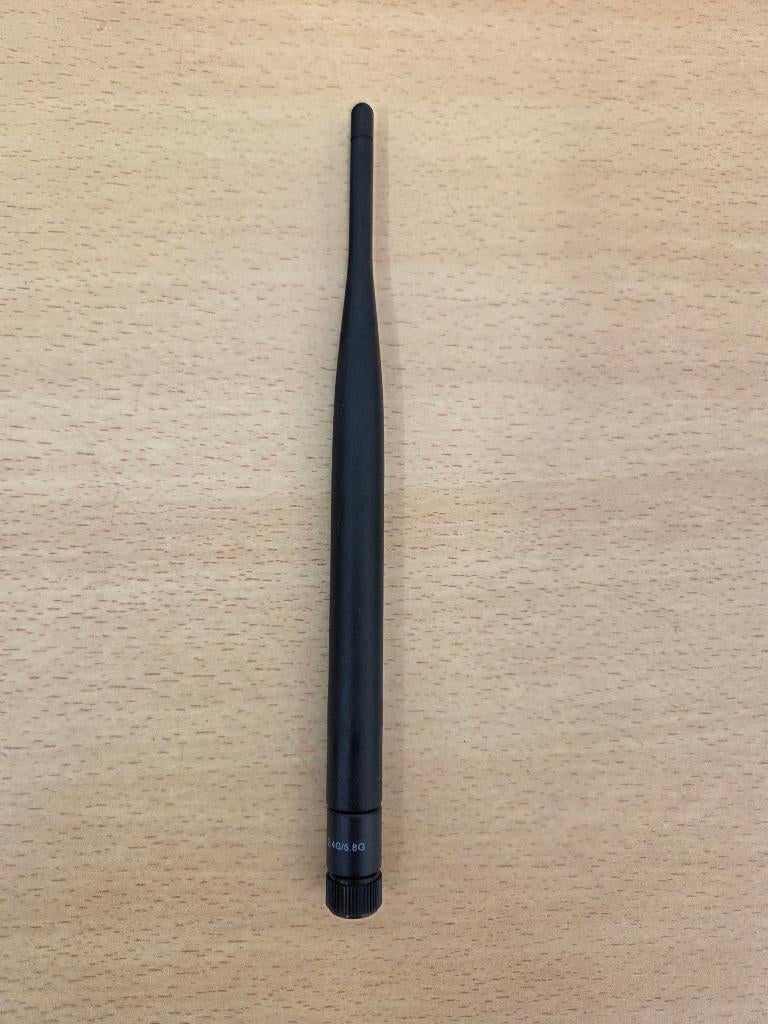 Wifi Antenne 2.4Ghz/5.8Ghz Dual Band  RP-SMA Connector, Ophalen of Verzenden, Zo goed als nieuw