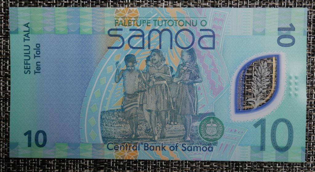 Billet 10 Tala Samoa 2024 UNC Polymer, Enlèvement ou Envoi, Série