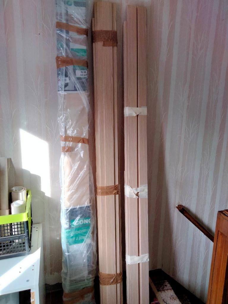 3x deurkast thys sahara oak met inox deurbeslag, Ophalen, Minder dan 80 cm, Binnendeur, Nieuw