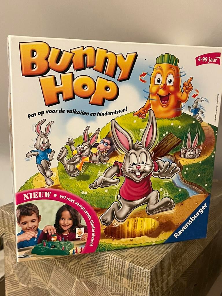 Bunny Hop gezelschapspel, Hobby en Vrije tijd, Een of twee spelers, Ophalen of Verzenden, Zo goed als nieuw