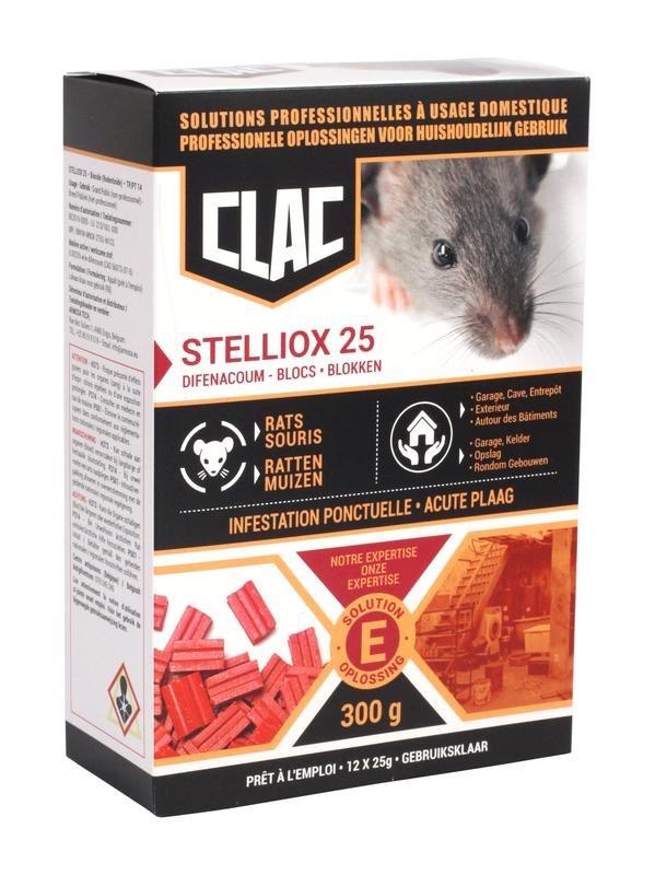 Stelliox 25 waterbestendige blokken Ratten & muizen, Enlèvement ou Envoi, Neuf, Lutte antiparasitaire