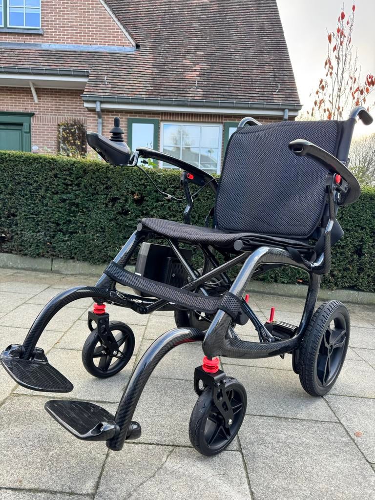 Ultralichte Carbon Electrische Rolstoel – High-End Premium, Diversen, Rolstoelen, Ophalen of Verzenden, Inklapbaar, Nieuw, Elektrische rolstoel