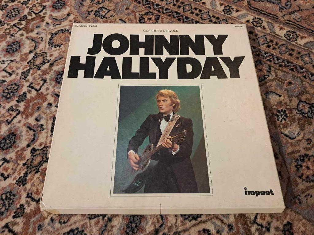 Johnny Hallyday - Boxset, Ophalen of Verzenden, Gebruikt, 12 inch, Rock-'n-Roll