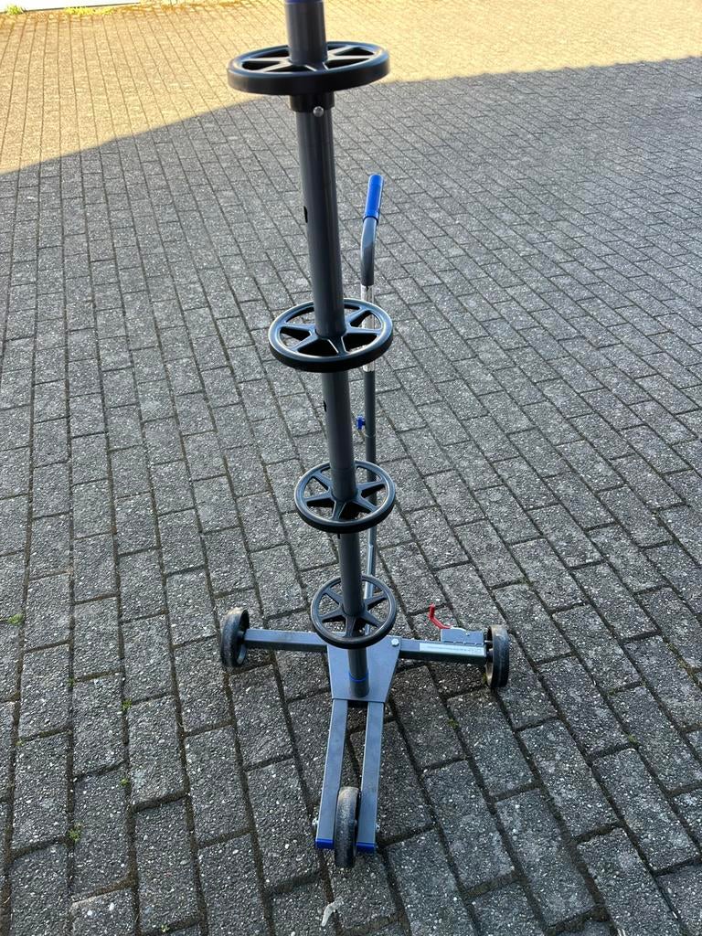 Trolley voor velgen en banden, Ophalen, Zo goed als nieuw