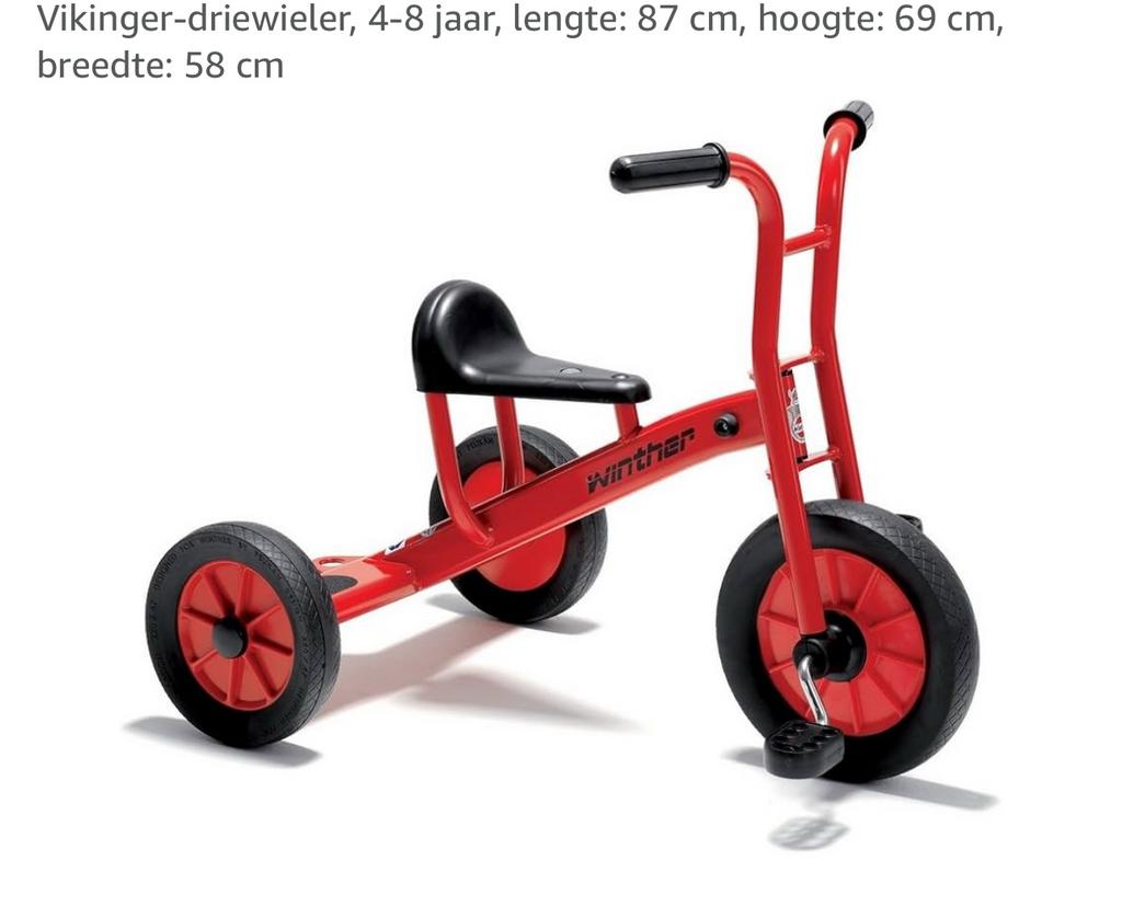 ´ Winther ´ driewieler metaal 4-8 jaar., Ophalen, Gebruikt