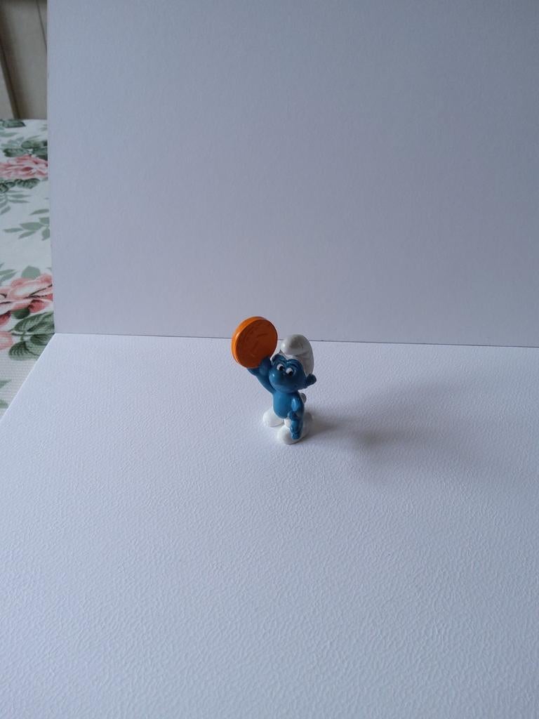 Financiële smurf, Verzamelen, Ophalen of Verzenden, Gebruikt, Poppetje, Figuurtje of Knuffel