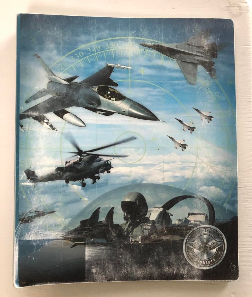 Avions de chasse à couverture A4, Divers, Fournitures scolaires, Enlèvement ou Envoi, Utilisé