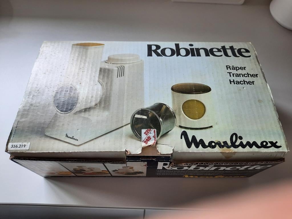 Vintage robinette van Moulinex, Elektronische apparatuur, Keukenmixers, Ophalen, Zo goed als nieuw