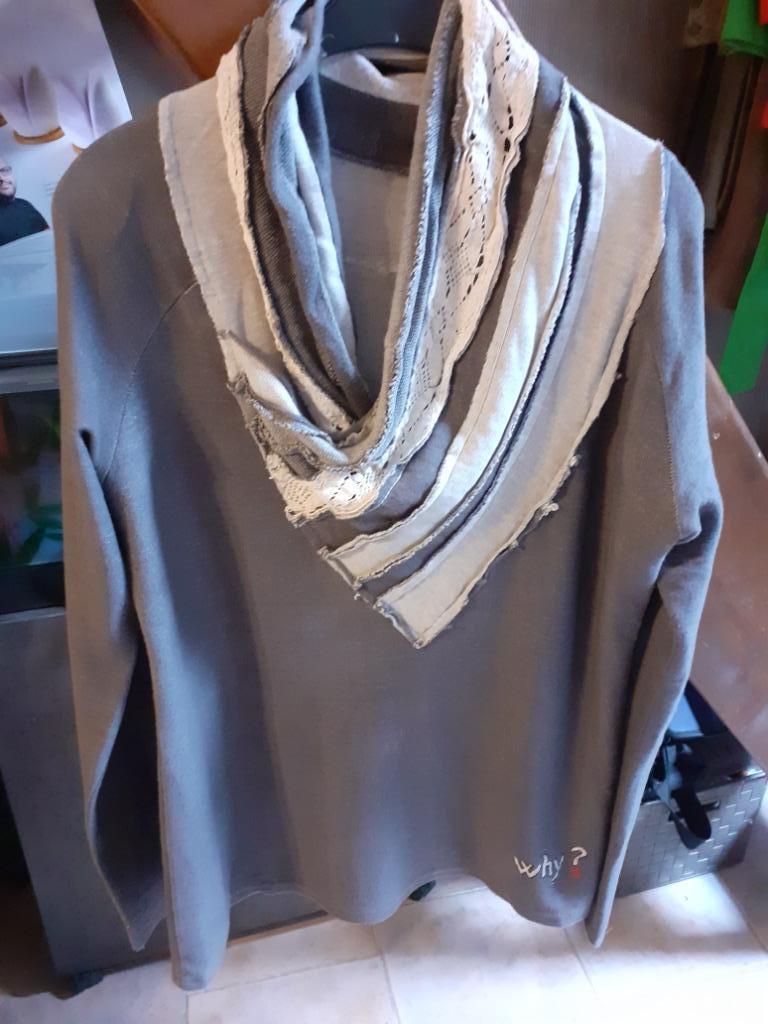 Pull Desigual - ️ Pas de paiement par compte Vinted ou DPD, Maat 46/48 (XL) of groter, Ophalen of Verzenden, Desigual, Grijs