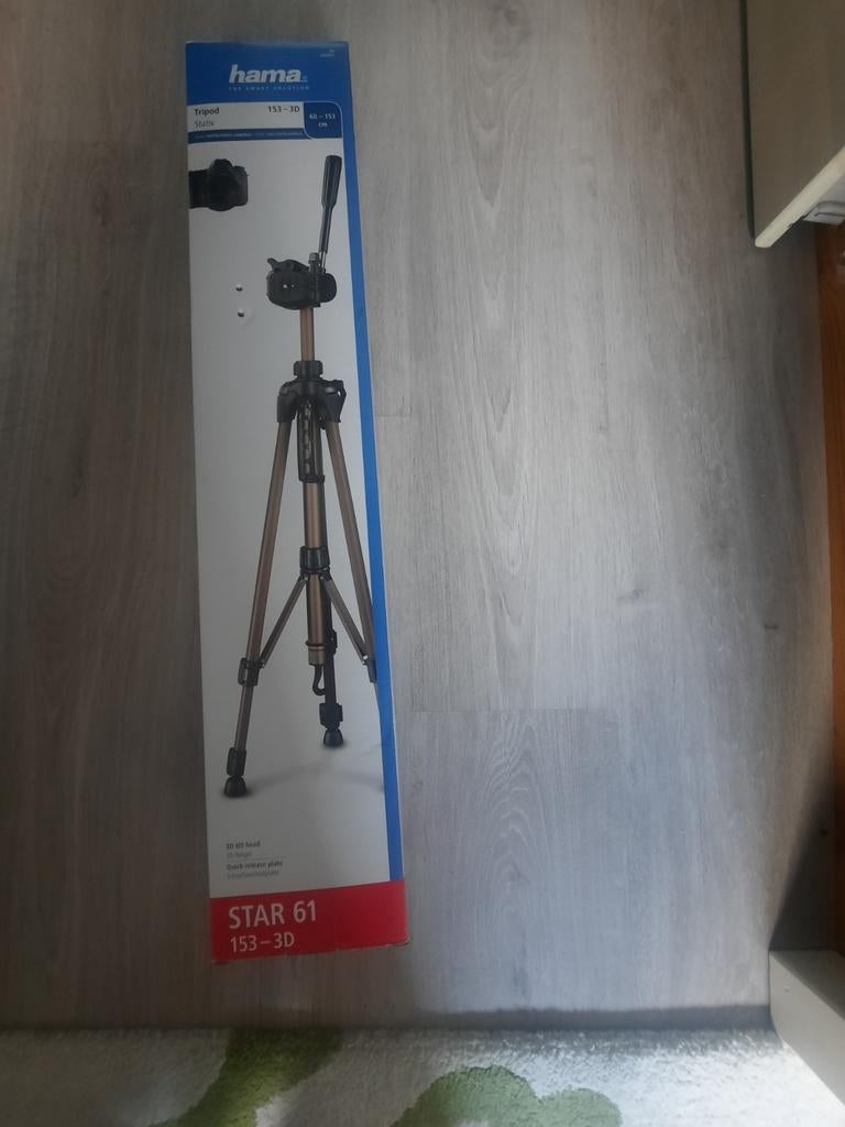 Nieuwe Hama Tripod Star 61, Audio, Tv en Foto, Fotografie | Statieven en Balhoofden, Ophalen, Nieuw