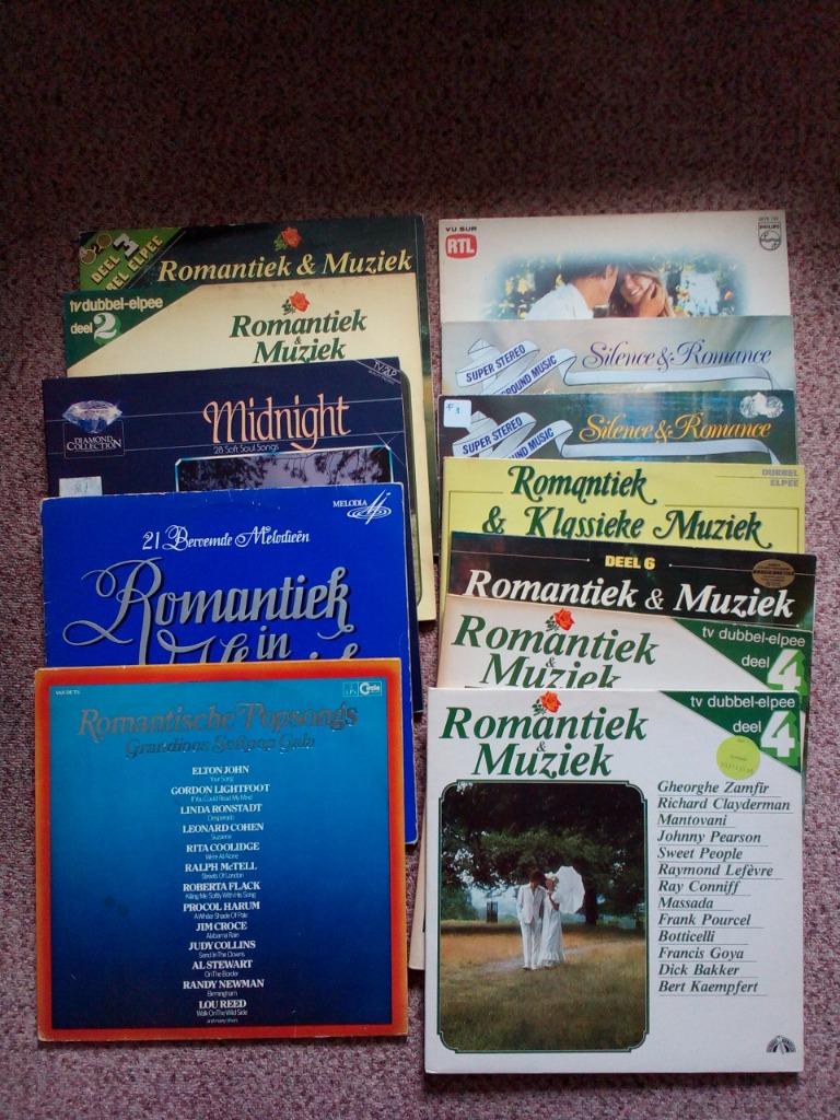 Vinyl LPs 12 stuks - Romantisch en klassiek, Cd's en Dvd's, Ophalen of Verzenden, Romantiek, Gebruikt, 12 inch