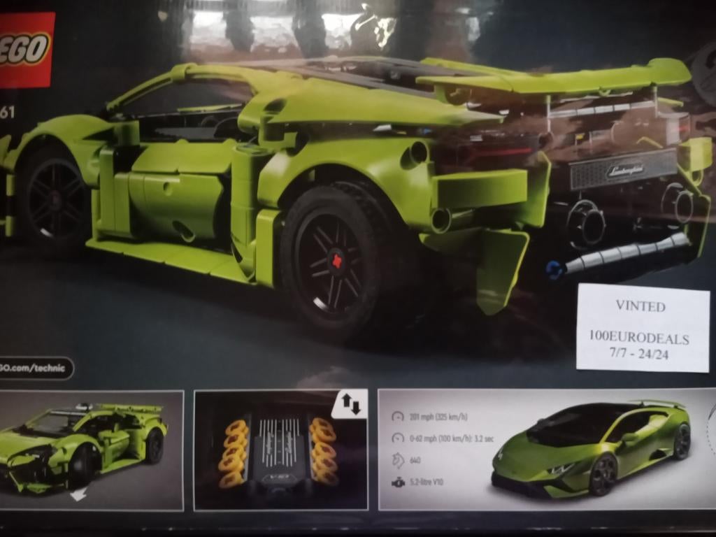 Lego 42161 Lamborghini Huracan green -nieuw -, Verzenden, Nieuw, Auto, Overige merken