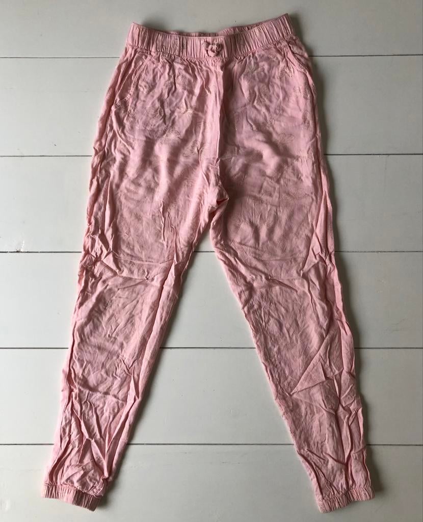 lange broek lichtroze H&M 134 140, Kinderen en Baby's, Kinderkleding | Maat 140, Broek, Gebruikt, Meisje, H&M