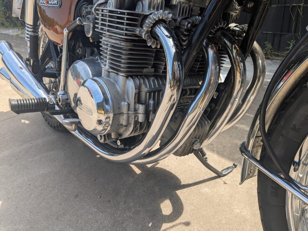Originele 4 in 4 uitlaat CB500 four, Enlèvement ou Envoi, Utilisé