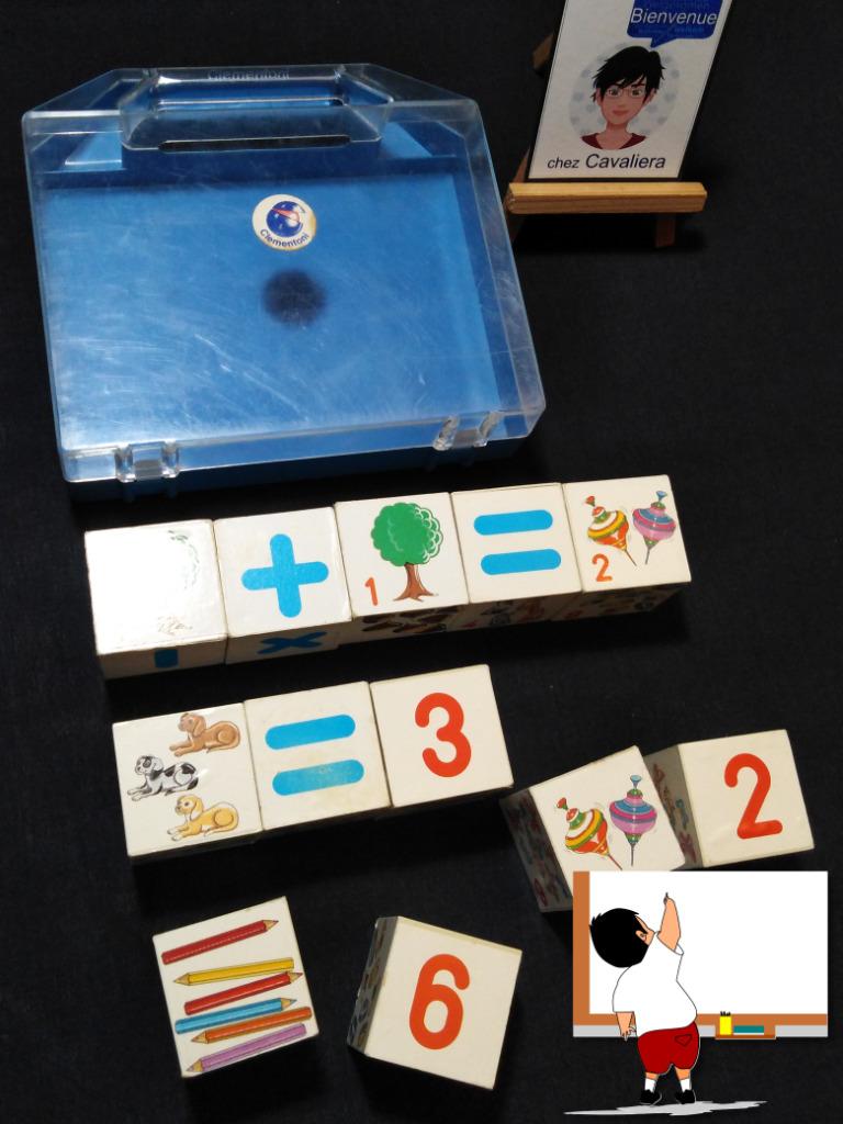 Cubes d'apprentissage de la célèbre marque italienne Clement, Enlèvement ou Envoi, Utilisé, Puzzles
