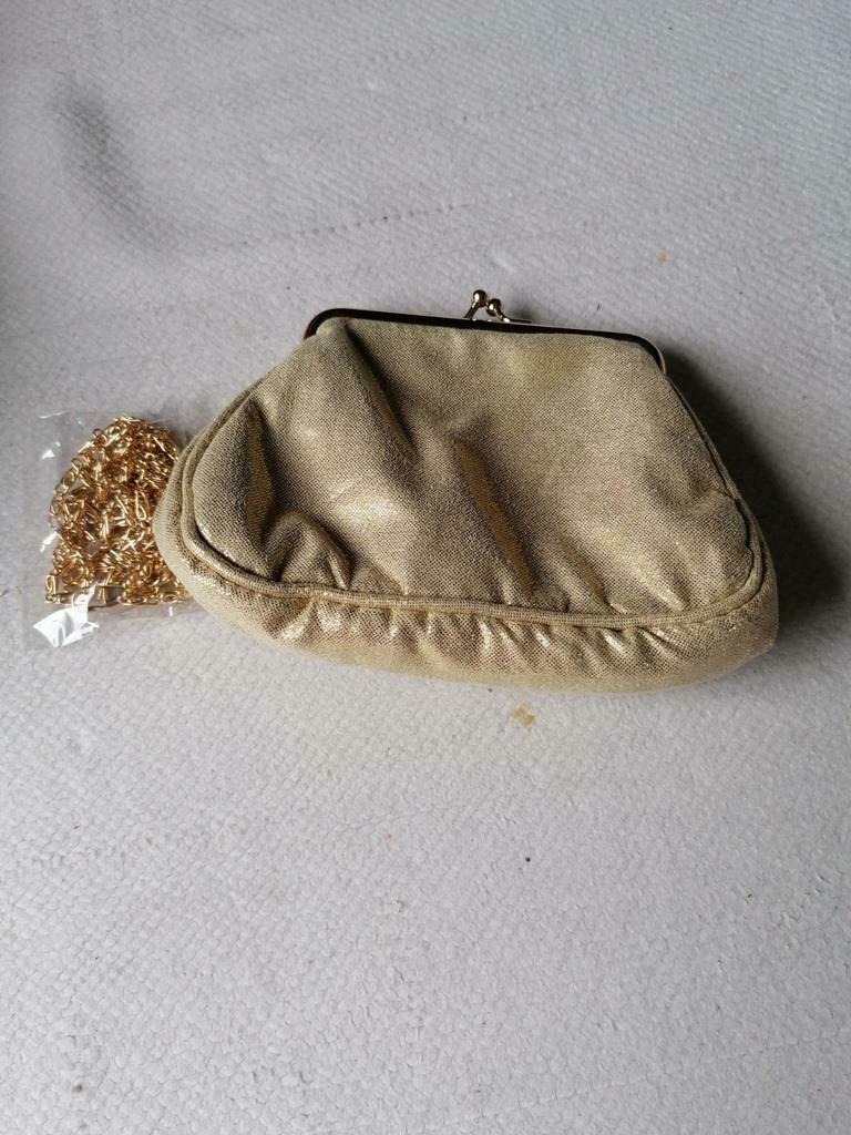 sac de soirée doré, Ophalen of Verzenden, Avondtasje