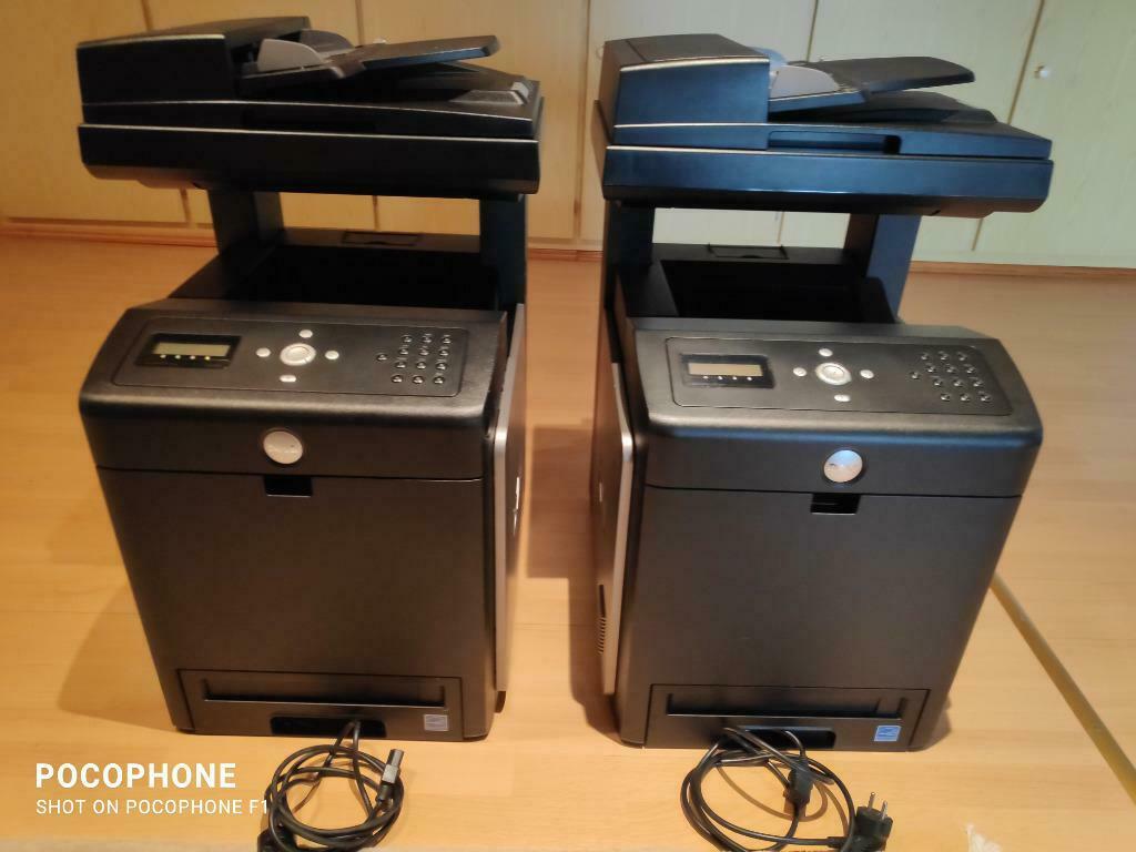 2 x Dell Multifonctionele kleurlaserprinter 3115cn MFP, Ophalen, Gebruikt, Printer, Dell
