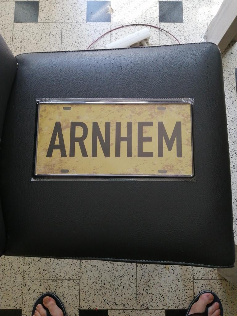 Plaque métal Arnhem ww2 15cm par 30cm, Enlèvement ou Envoi, Neuf
