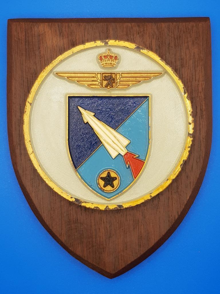 Belgian Air Force crest ( CR5 ), Ophalen of Verzenden, Luchtmacht, Embleem of Badge