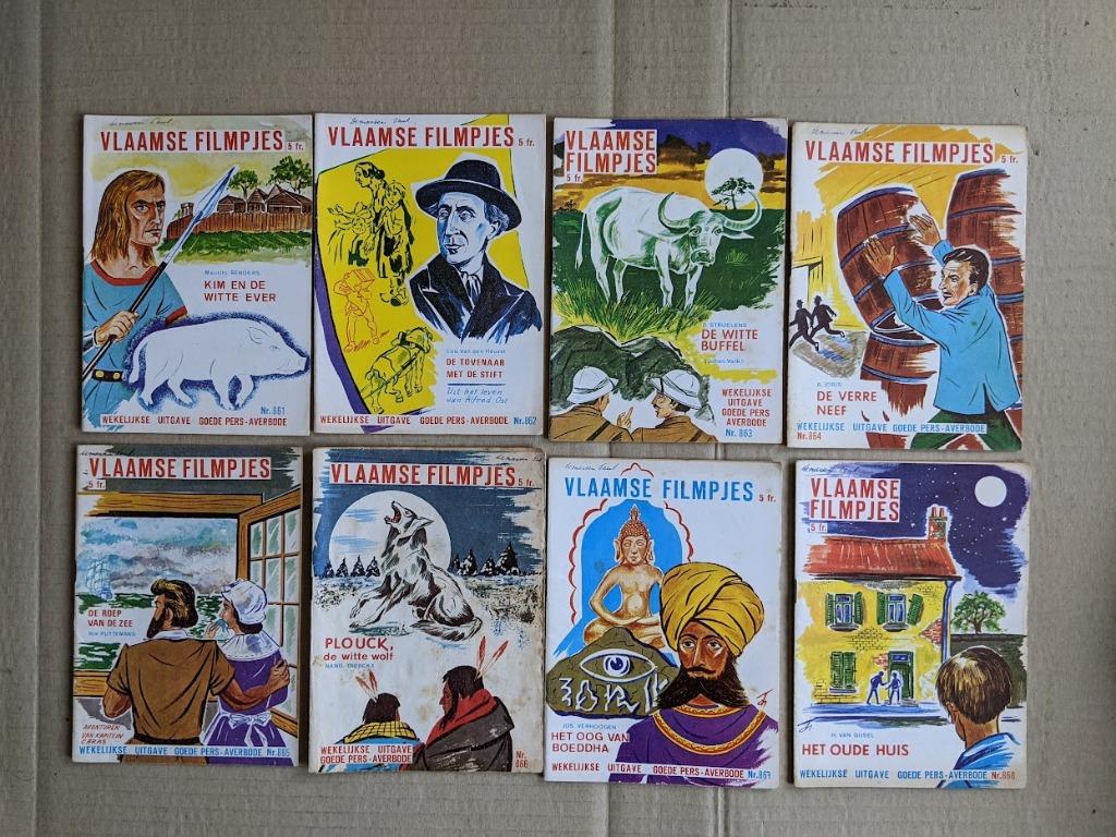 8 Vlaamse Filmpjes uit jaren ’70, Boeken, Kinderboeken | Jeugd | 10 tot 12 jaar, Gelezen, Ophalen of Verzenden