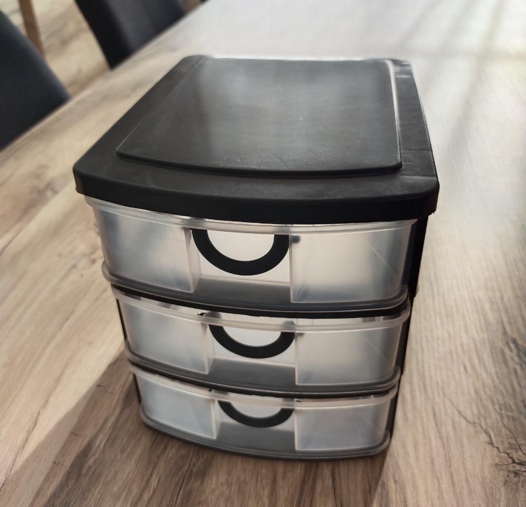 Mini tour de rangement à poser sur bureau (3 tiroirs), Enlèvement ou Envoi, Utilisé