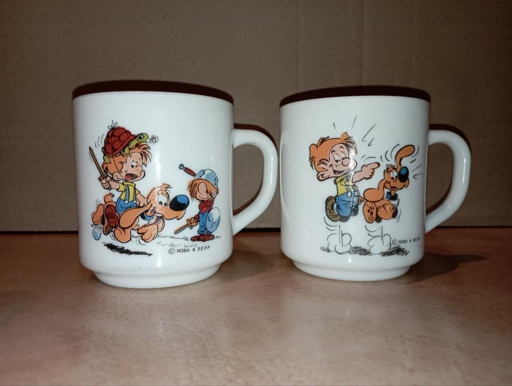Koffietassen Bollie en Billie, Huis en Inrichting, Keuken | Servies, Ophalen of Verzenden, Zo goed als nieuw, Kop(pen) en/of Schotel(s)