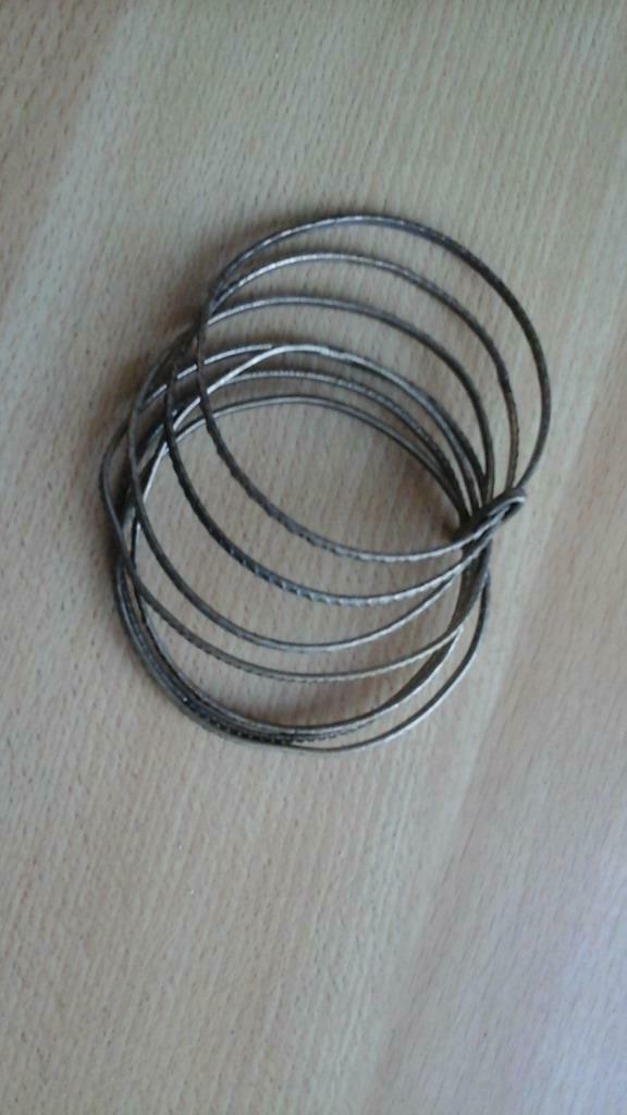 stalen armband '90, Ophalen of Verzenden, Gebruikt, Zilver, Staal
